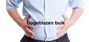 opgeblazen buik